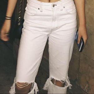 Madewell x Where I Was From (J. Crew) White Jeans